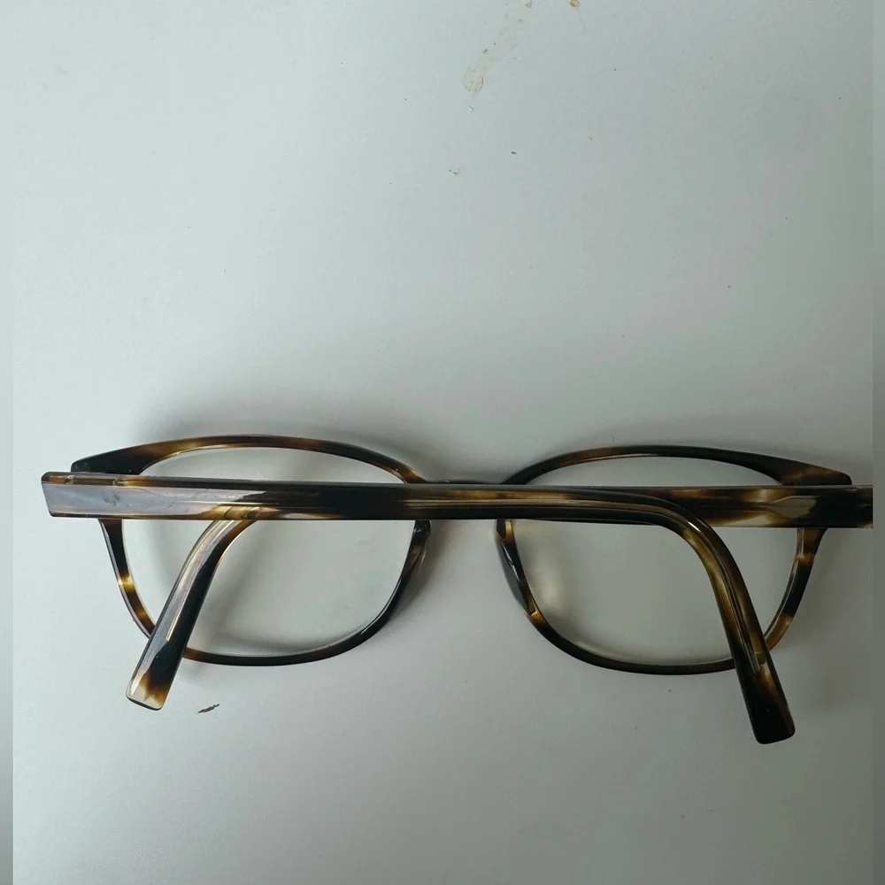 Warby Parker Clemens Eyeglasses Tortoiseshell Rectangular Unisex Classic
